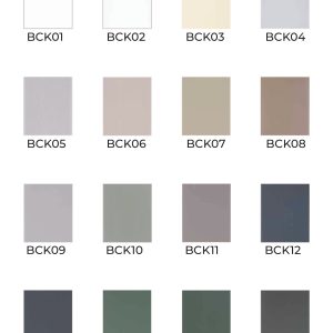 Bảng màu cánh tủ kính cường lực BIM